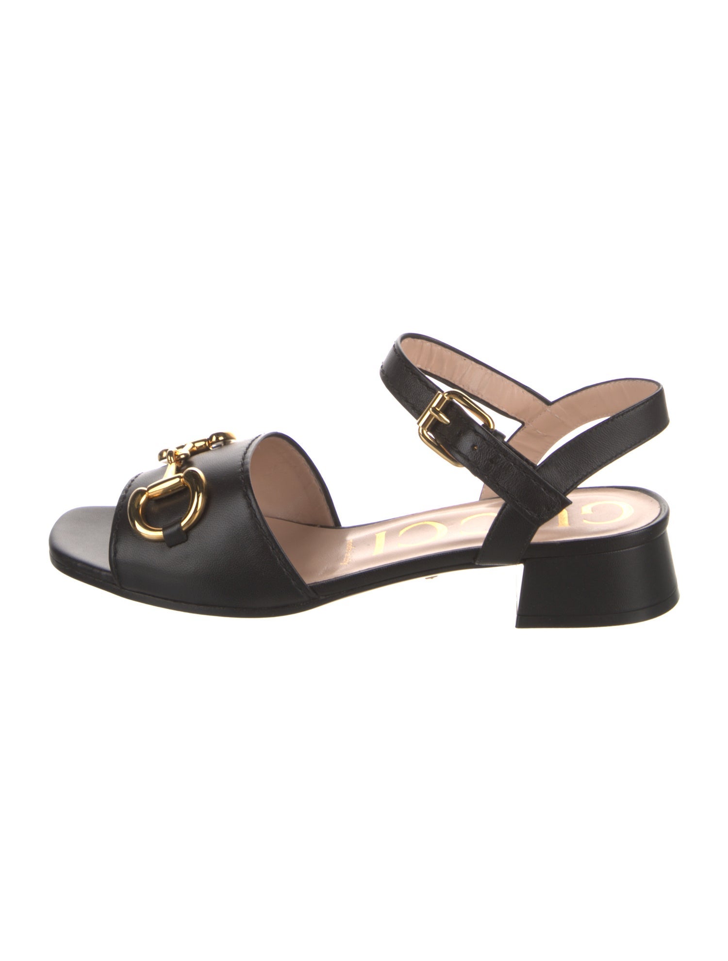 Gucci Horsebit Accent Leather Sandals w/ Tags