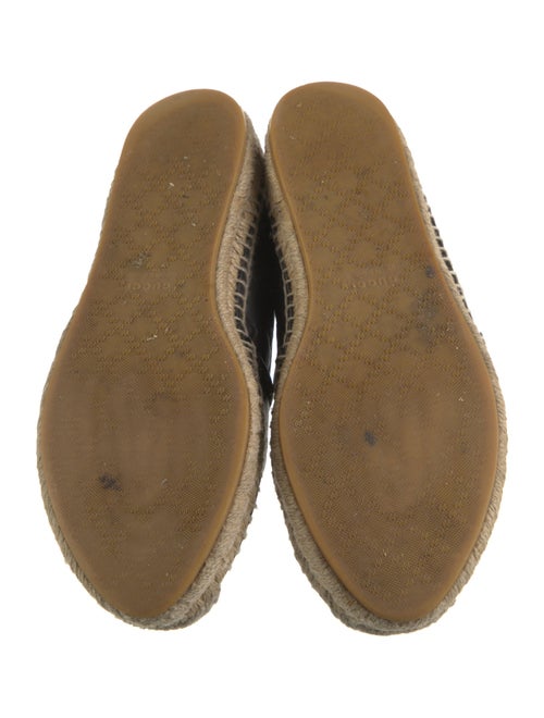 Gucci GG Embossed Leather Espadrilles