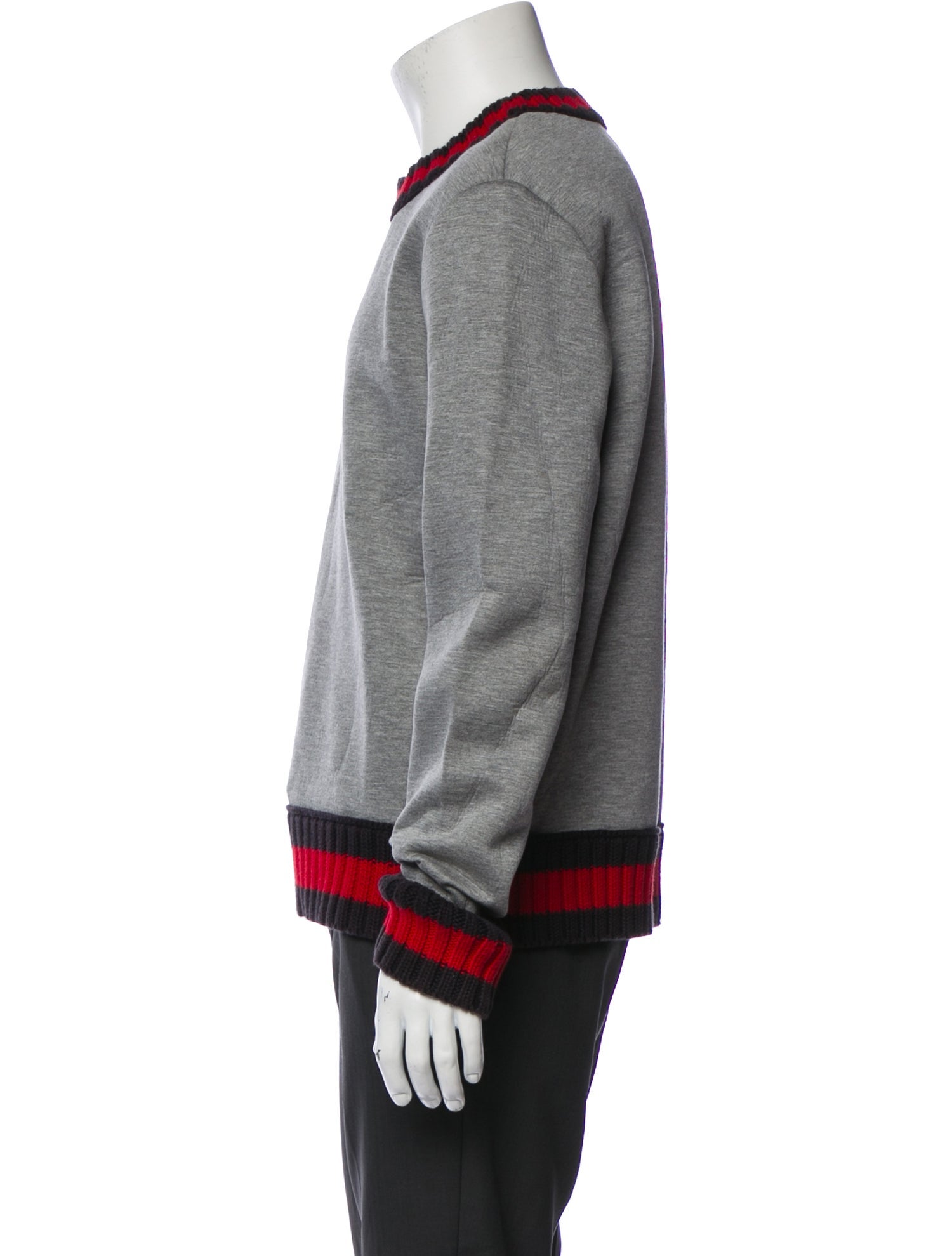 Gucci Sylvie Web Accent Crew Neck Sweatshirt