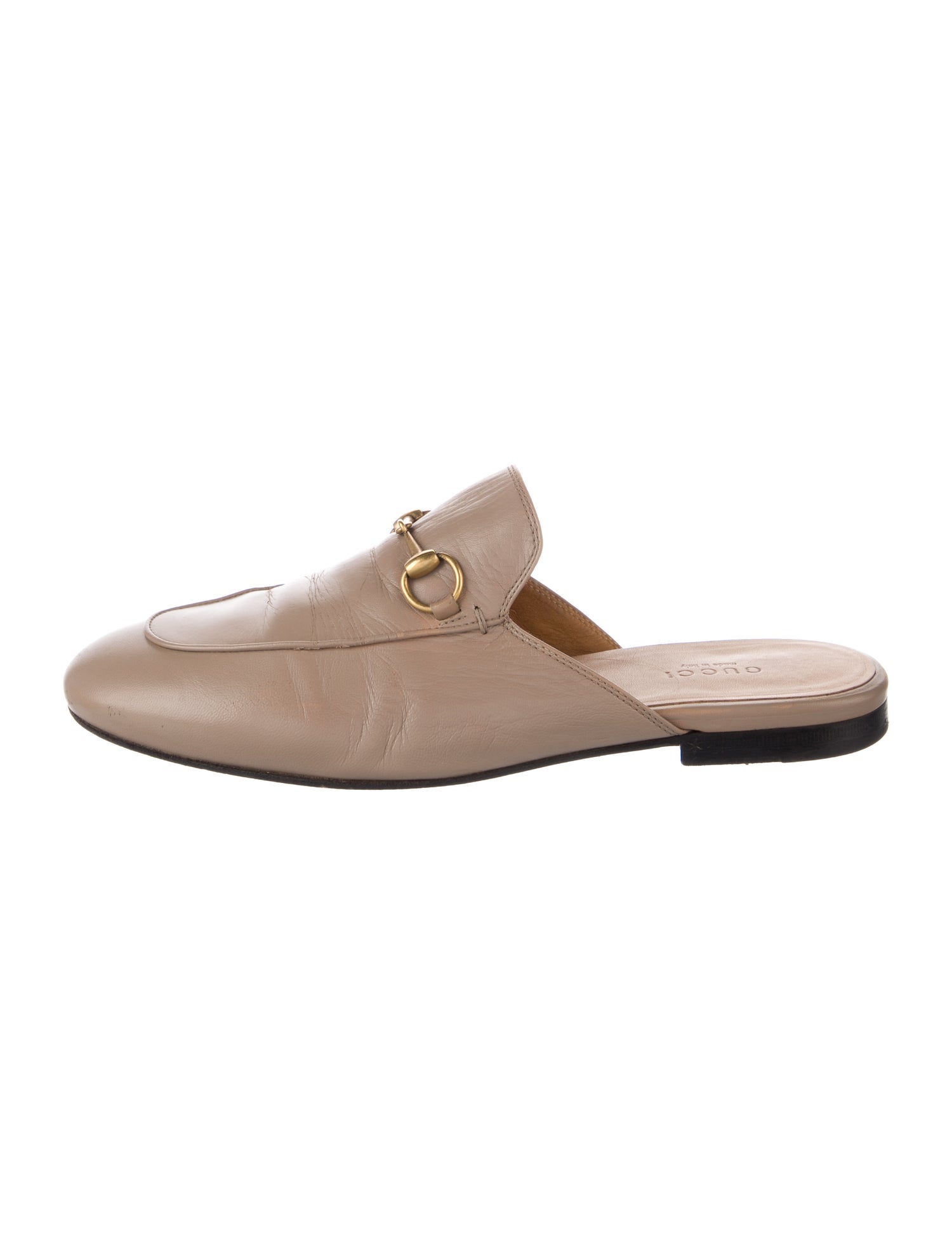 Gucci Horsebit Accent Leather Mules