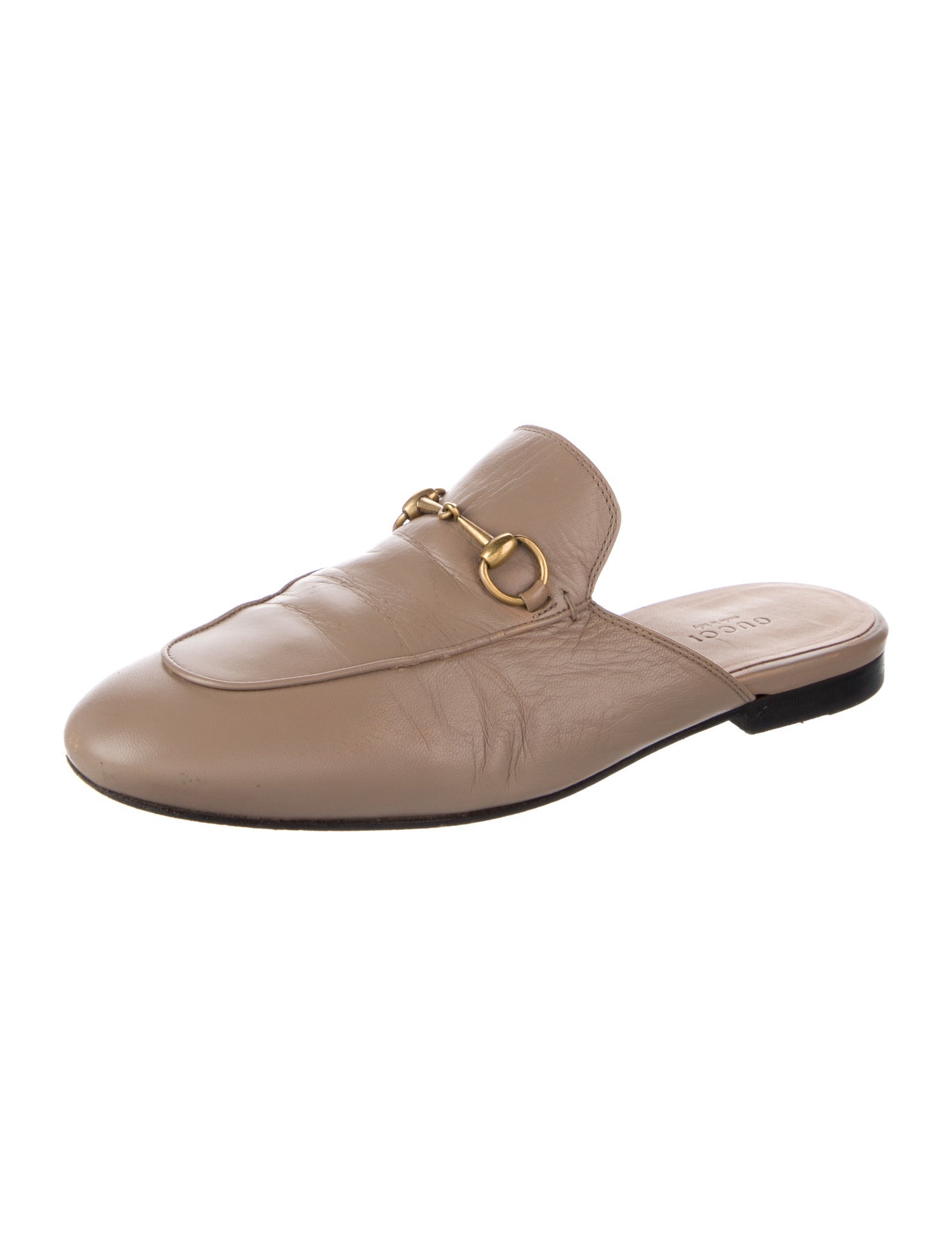 Gucci Horsebit Accent Leather Mules