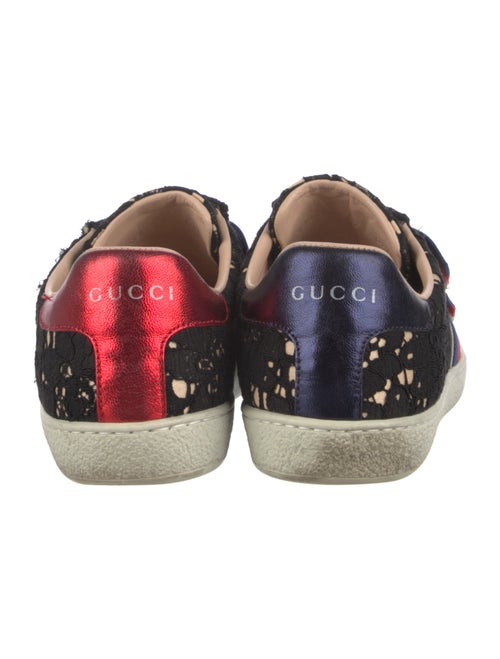 Gucci Sylvie Web Accent Lace Sneakers