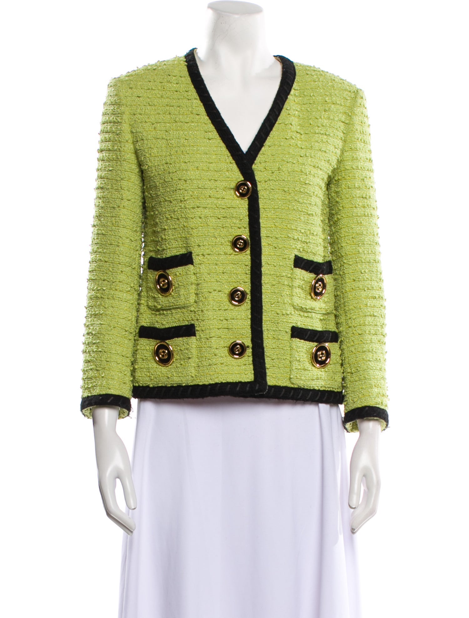 Gucci 2019 Tweed Pattern Evening Jacket