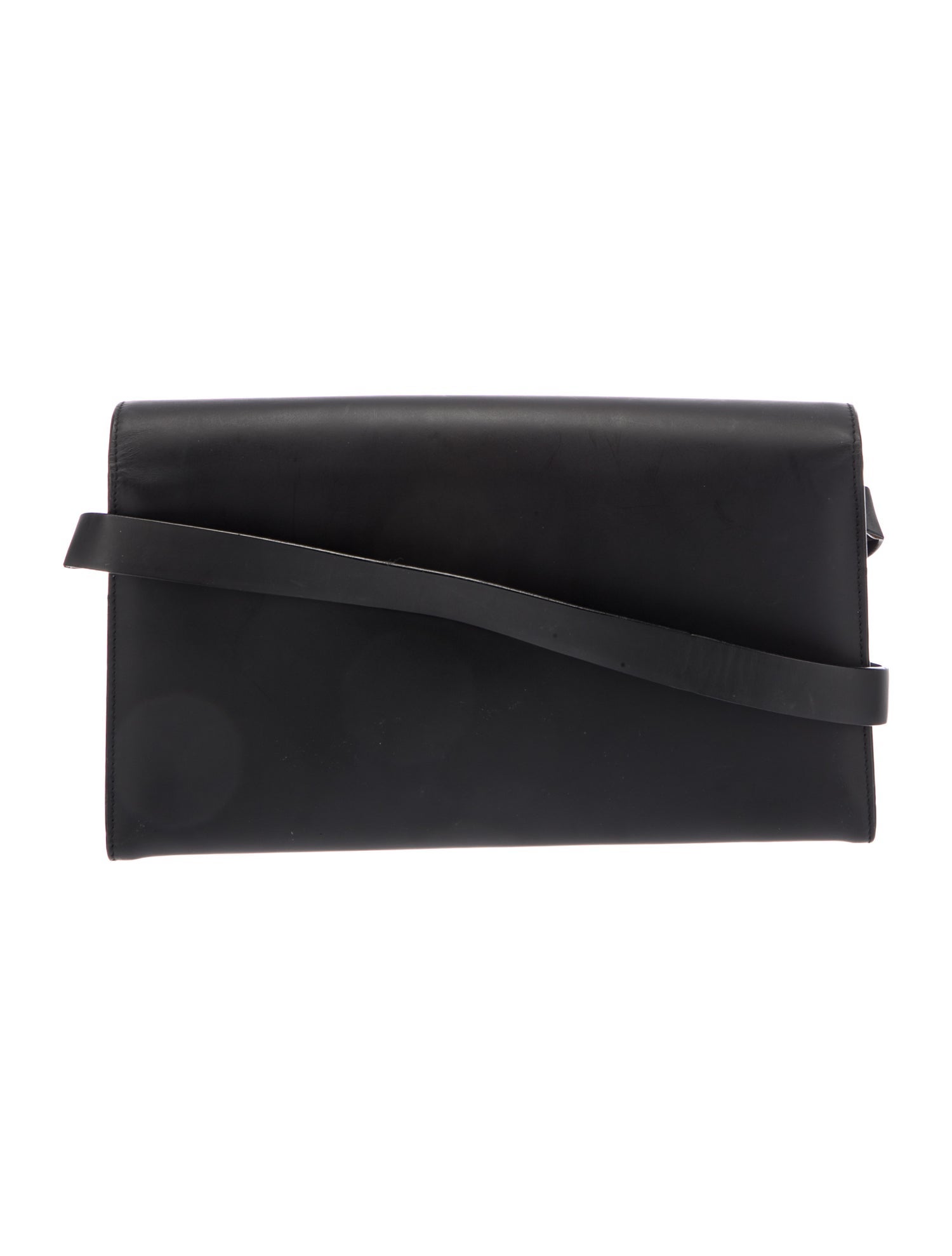 バッグ GUCCI L HANDLE LEATHER SHOULDER BAG GUCCI GG Emblem Large $2890 Black Leather Shoulder Bag New