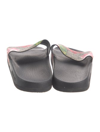 Gucci Blooms Print Slides