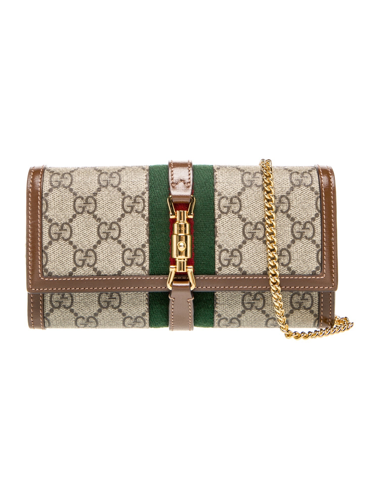 Gucci GG Supreme Jackie 1961 Wallet on Chain