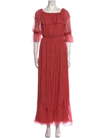 Gucci Silk Long Dress