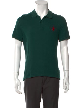 Gucci Interlocking G Logo Collar Polo Shirt