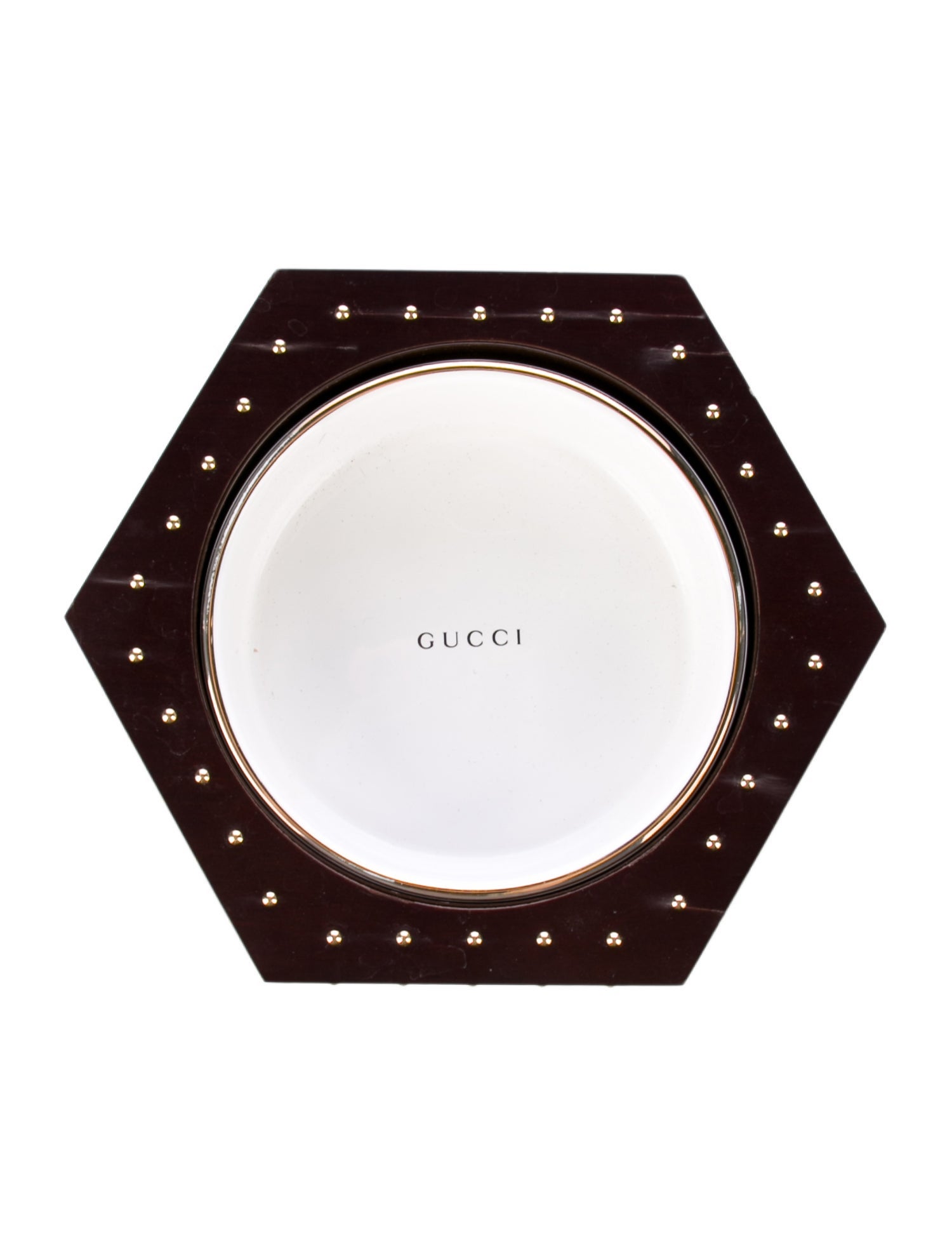 Gucci Hexagon GG Pet Bowl