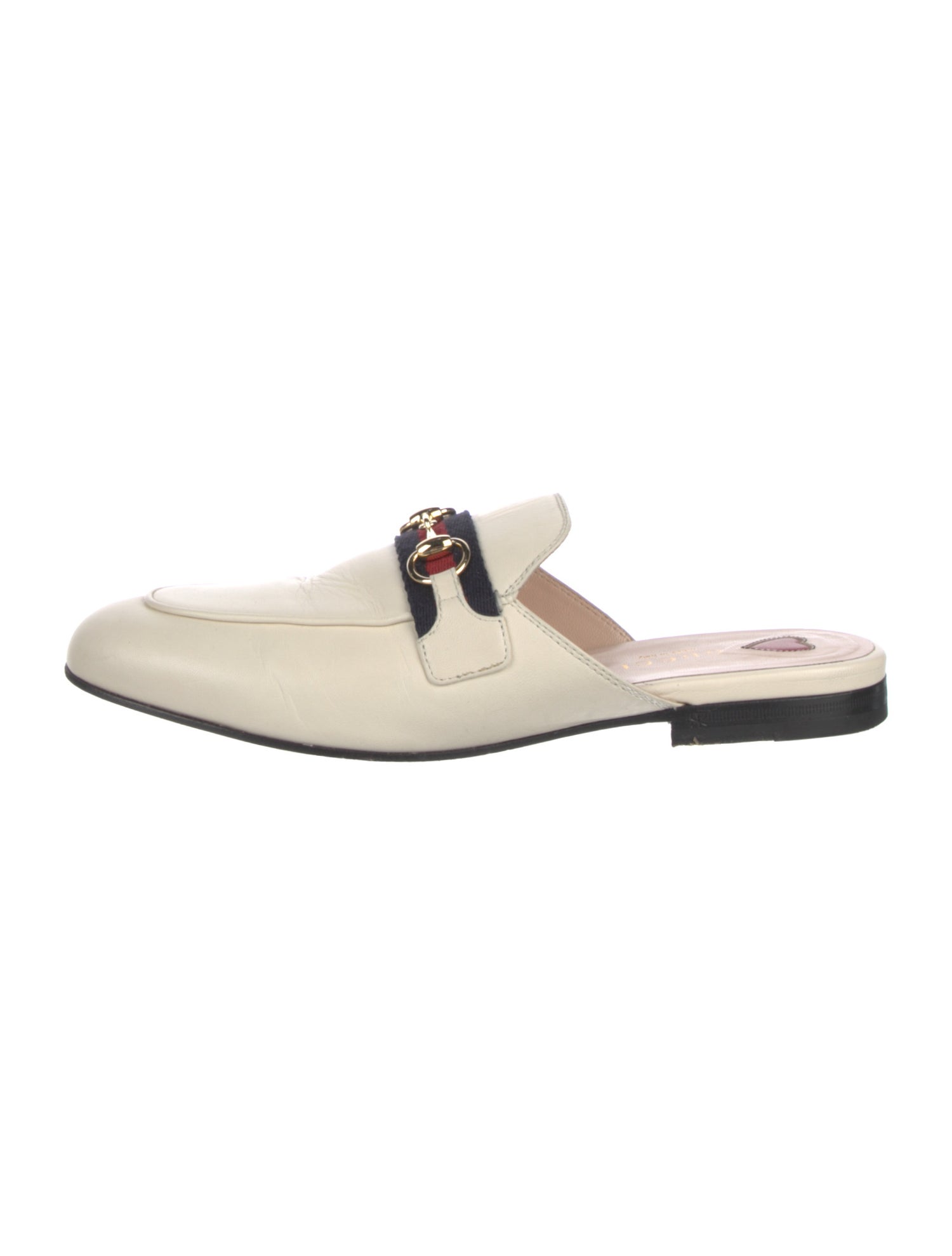 Gucci Horsebit Accent Leather Mules