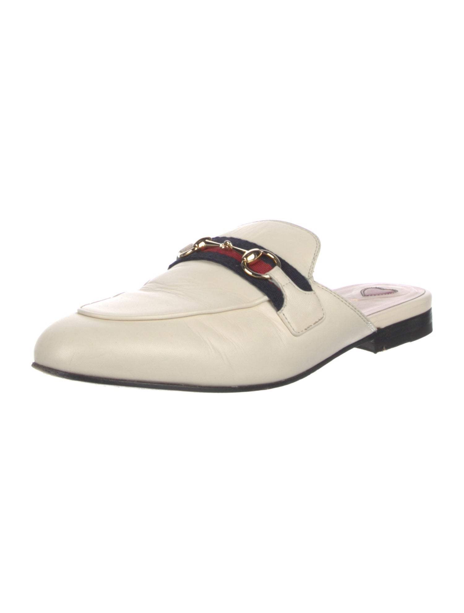 Gucci Horsebit Accent Leather Mules