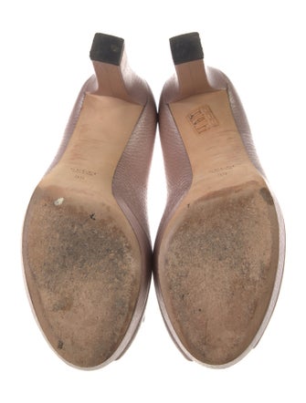 Gucci 1955 Horsebit Accent Leather Pumps