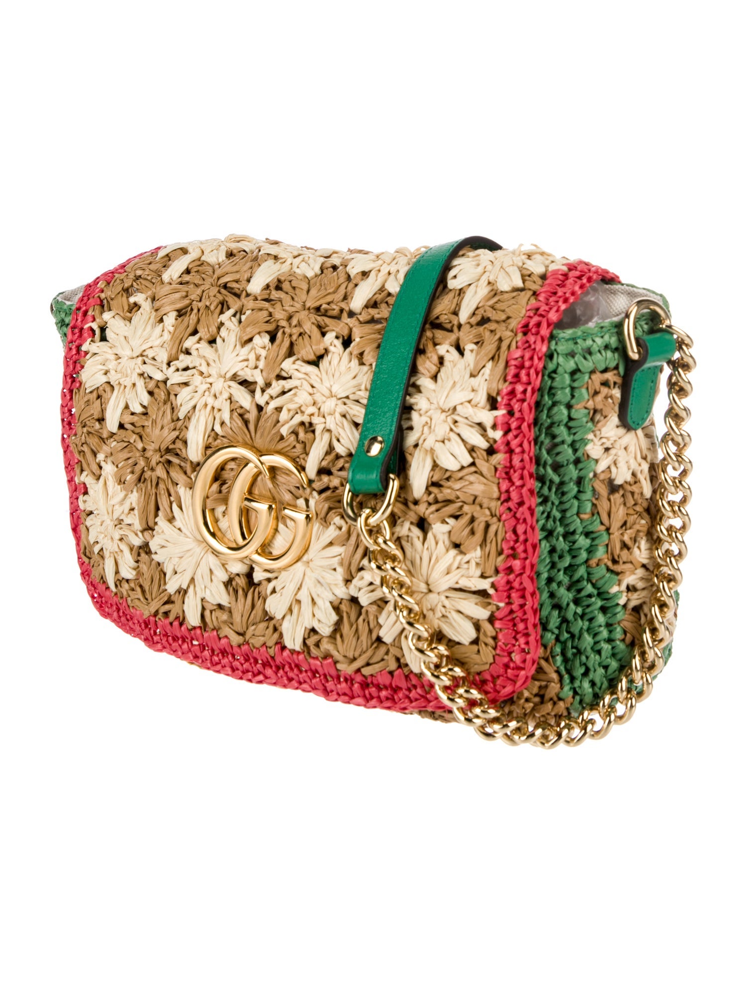 Gucci Raffia Crossbody Bag