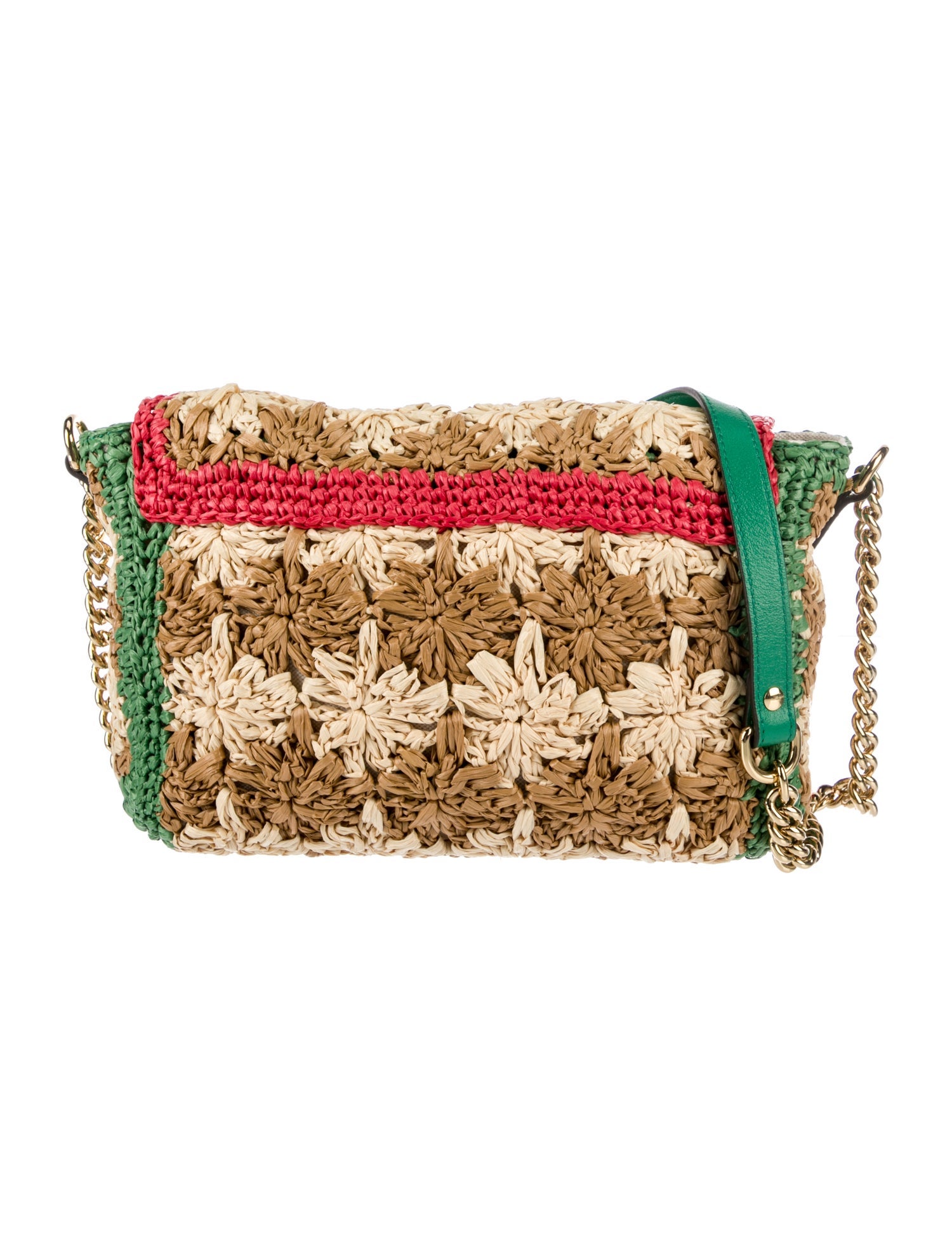 Gucci Raffia Crossbody Bag