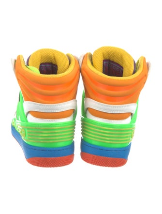 Gucci Interlocking G Logo Leather Sneakers