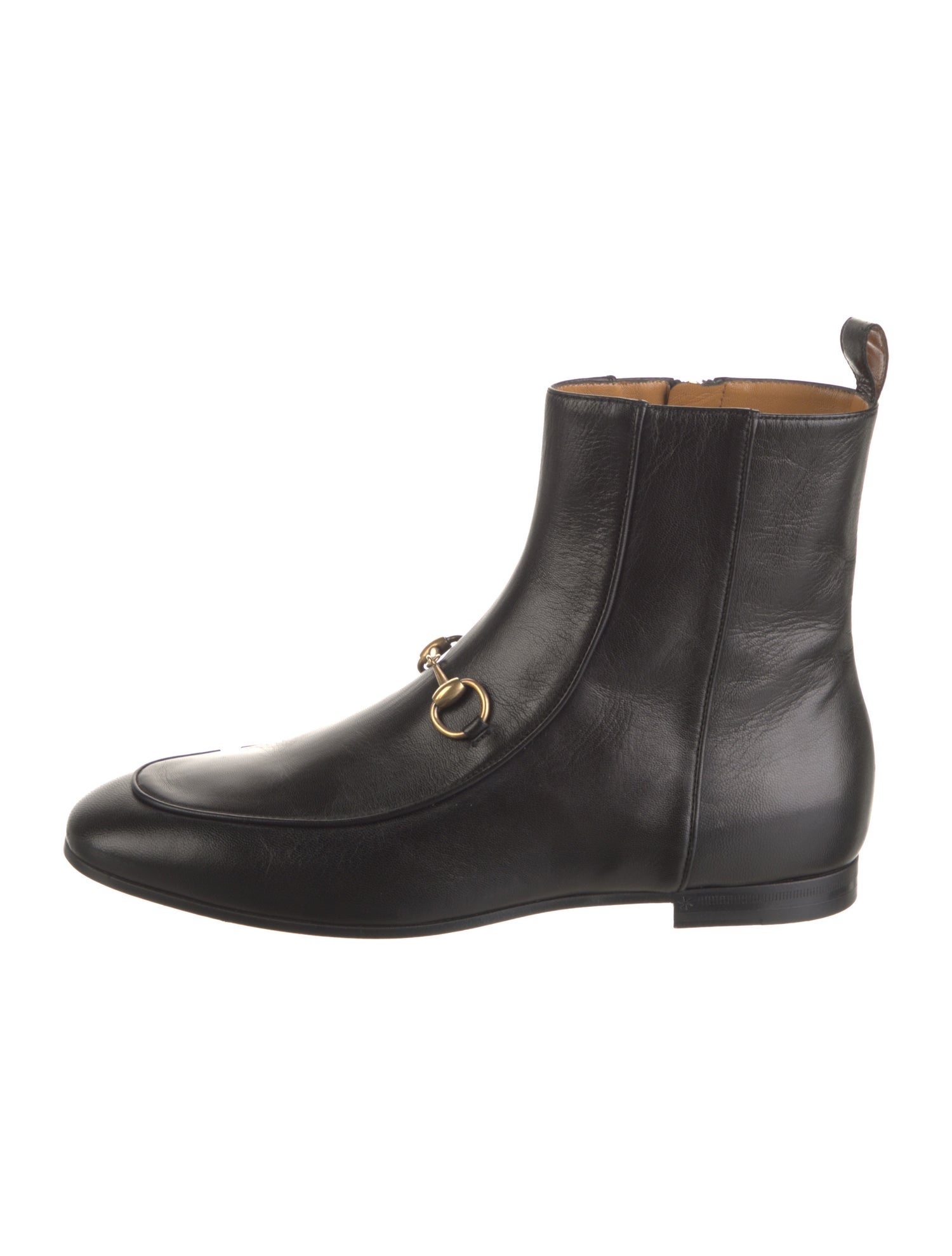 Gucci Horsebit Accent Leather Chelsea Boots