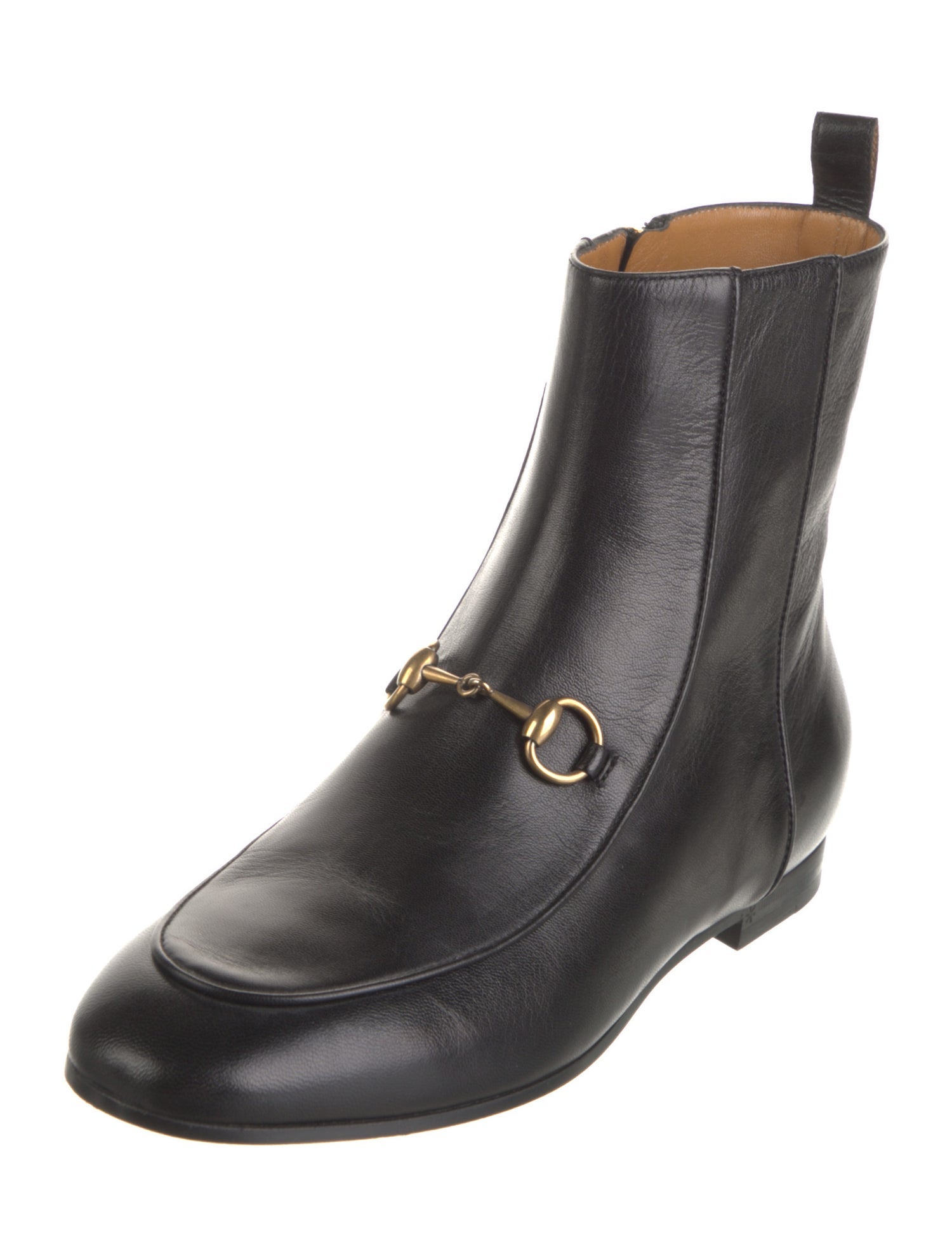 Gucci Horsebit Accent Leather Chelsea Boots