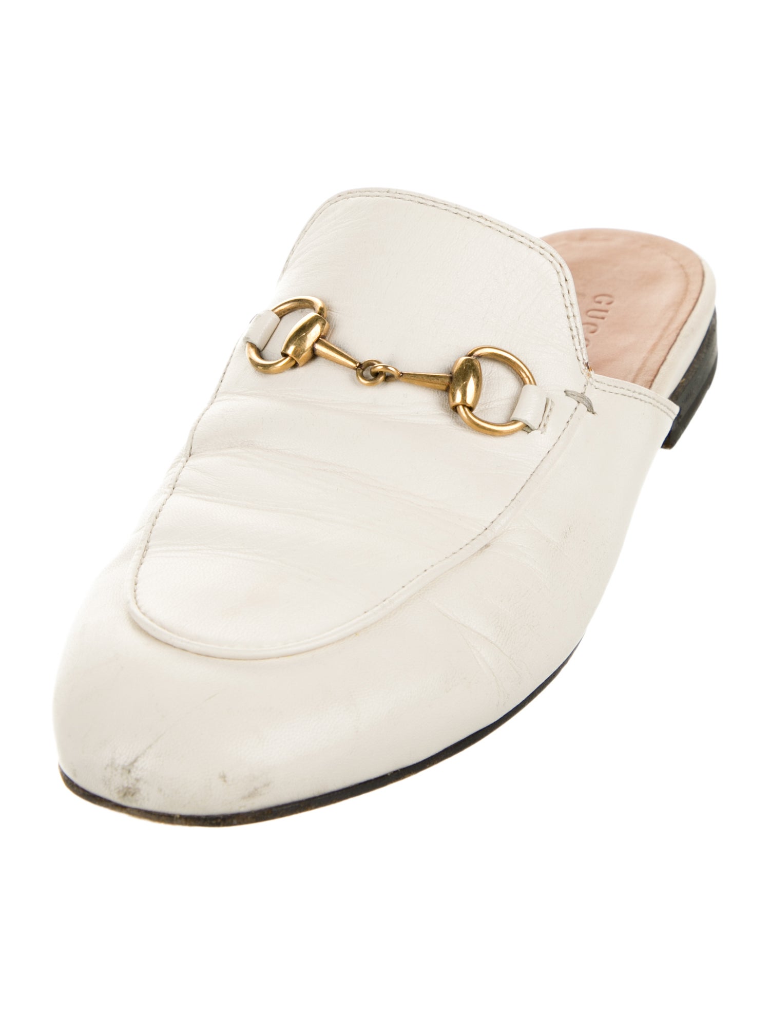 Gucci Horsebit Accent Leather Mules