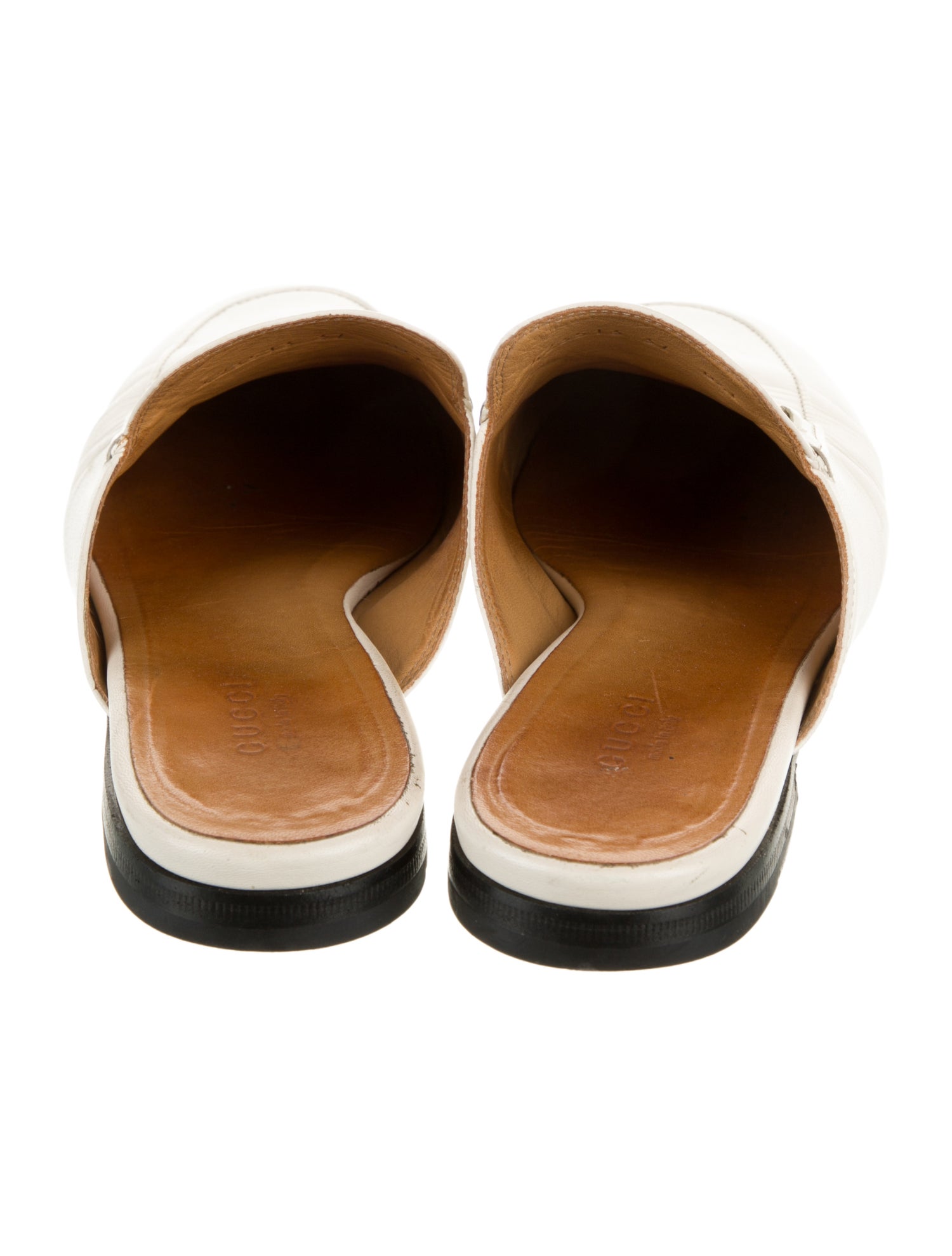 Gucci Horsebit Accent Leather Mules