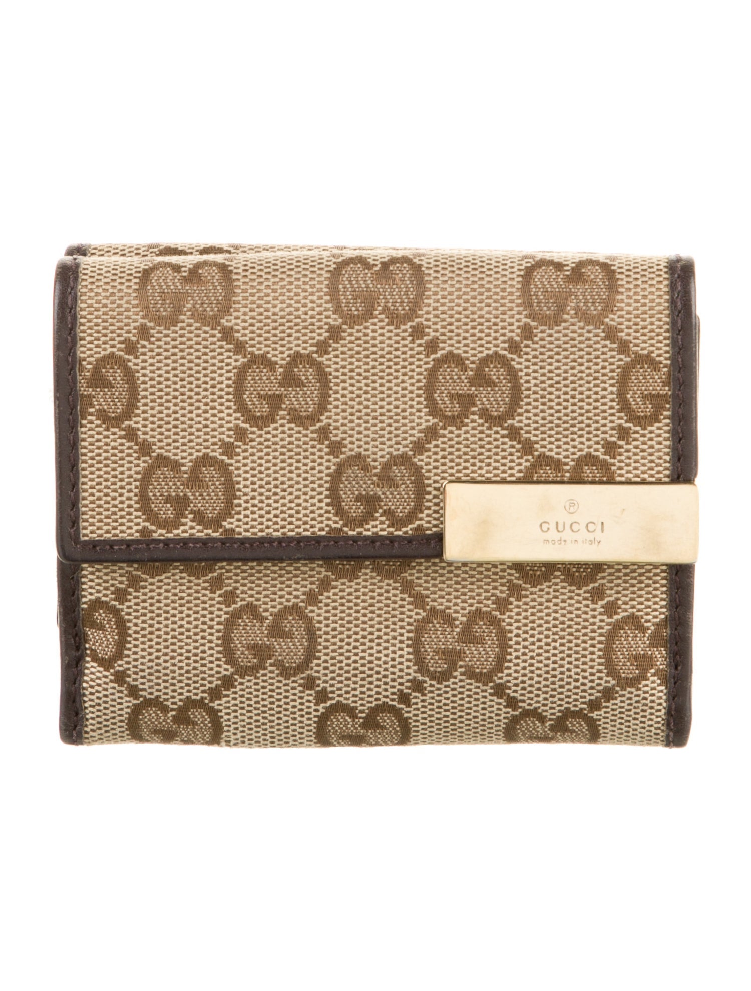 Gucci GG Canvas Canvas Compact Wallet
