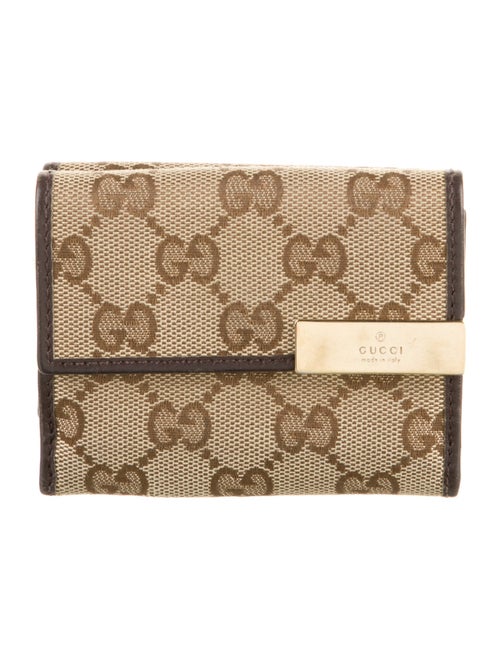 Gucci GG Canvas Canvas Compact Wallet