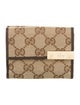 Gucci GG Canvas Canvas Compact Wallet