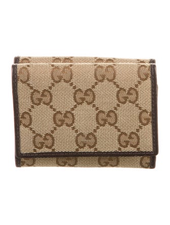 Gucci GG Canvas Canvas Compact Wallet