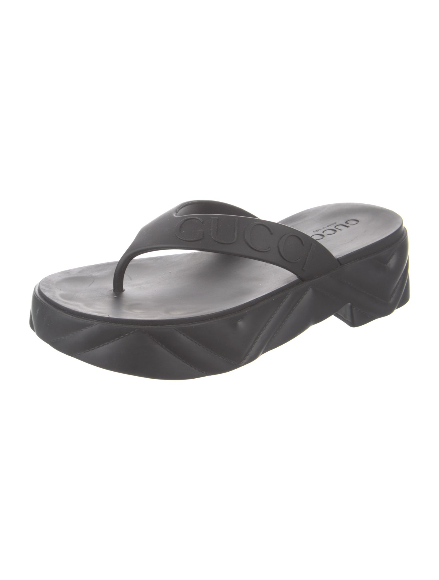 Gucci Rubber Flip Flops