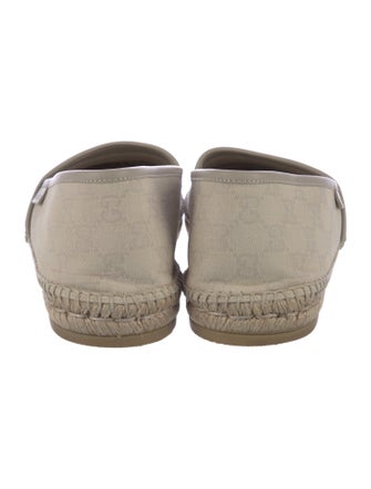 Gucci GG Logo Canvas Espadrilles