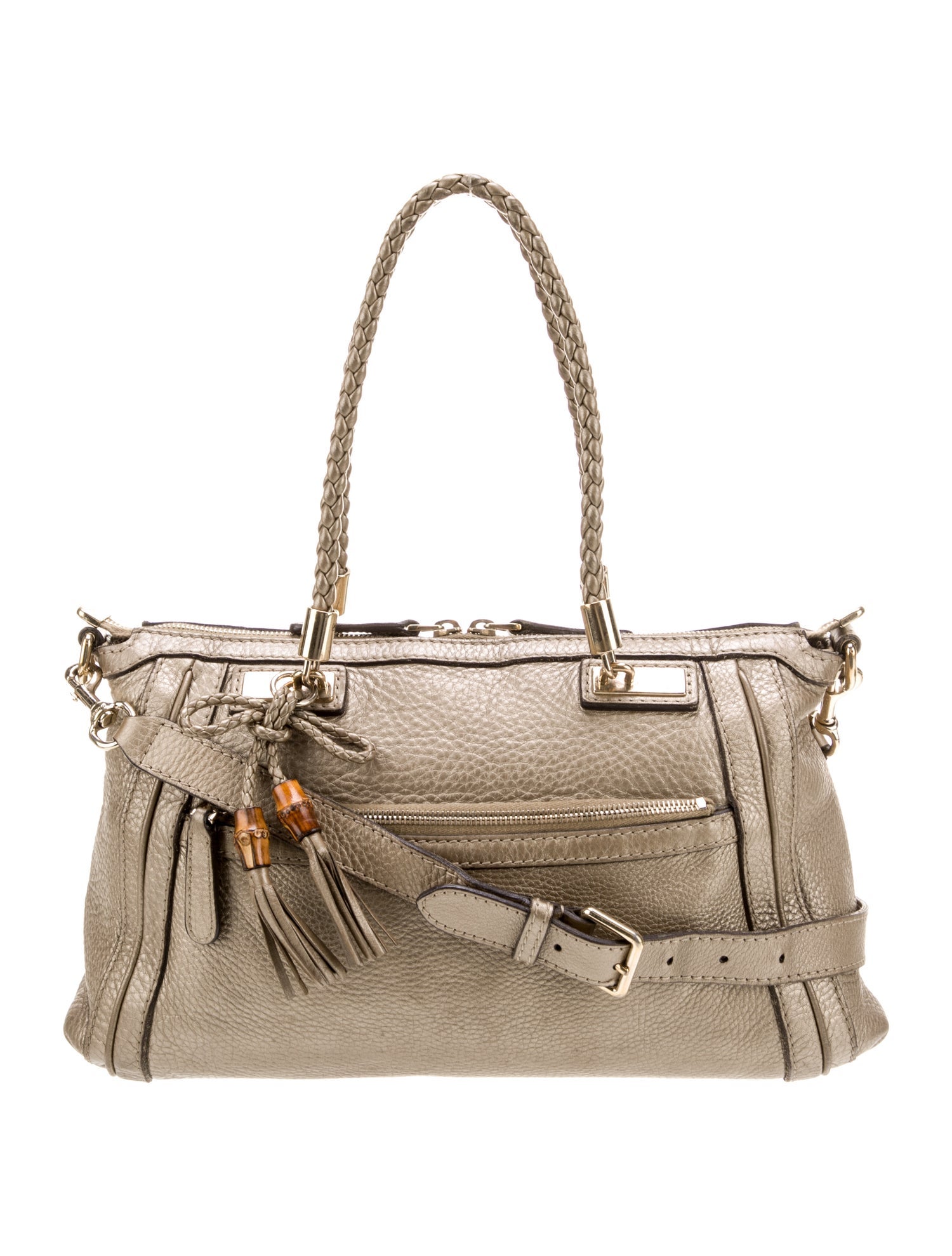 Gucci Leather Top Handle Bag