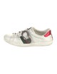 Gucci Web Accent Leather Sneakers
