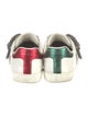 Gucci Web Accent Leather Sneakers