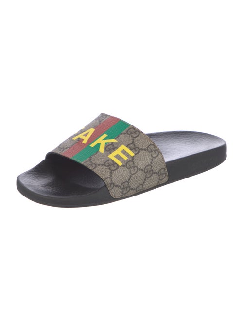 Gucci Not Fake GG Supreme Slides
