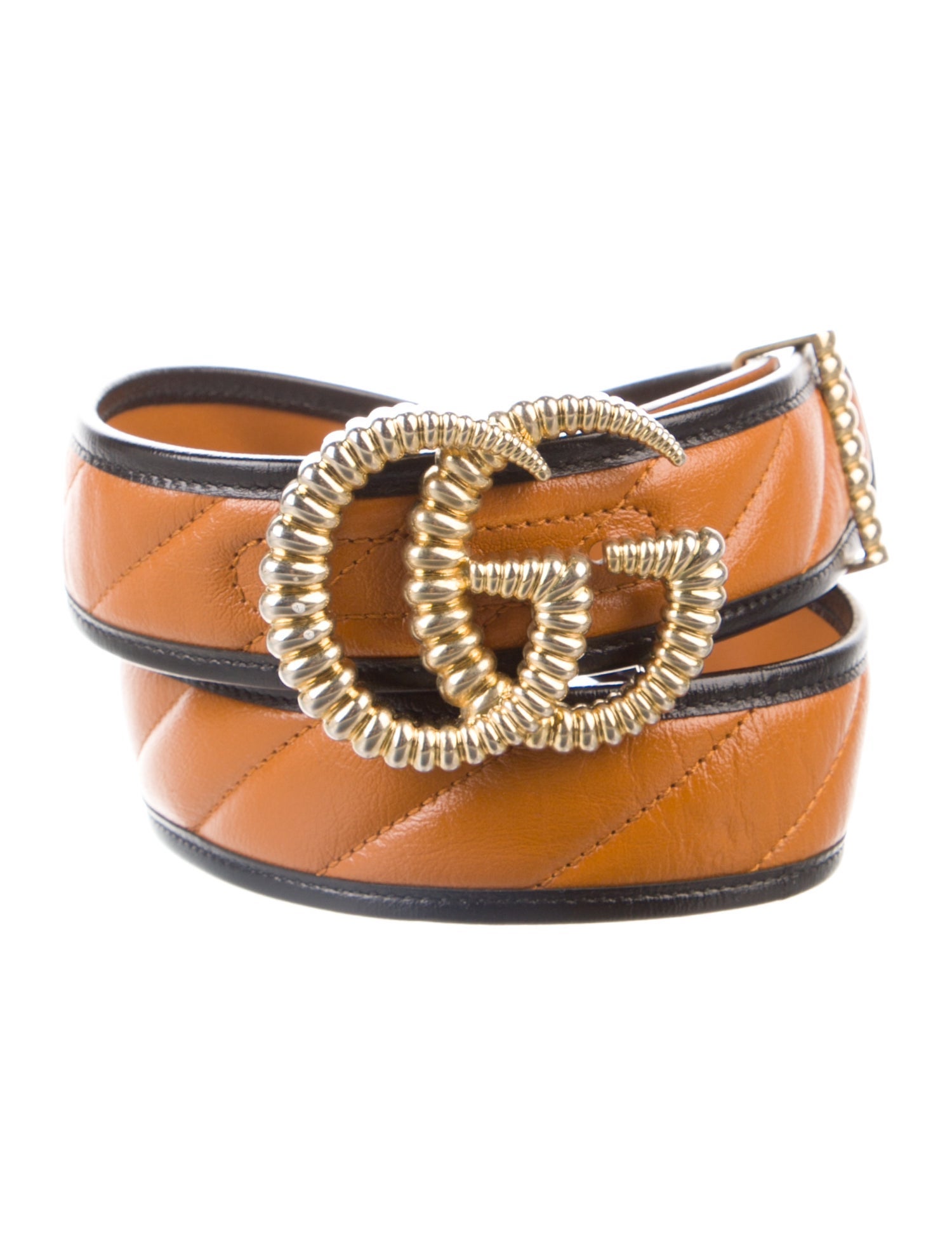 Gucci 405605 Double G Logo Belt