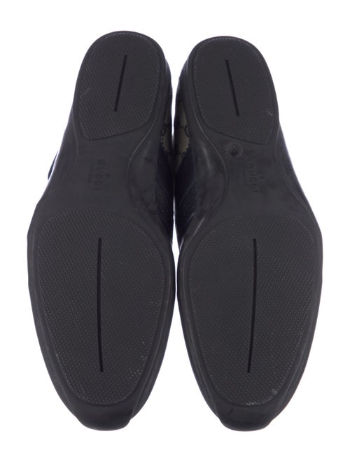 Gucci GG Canvas Leather Monk Straps