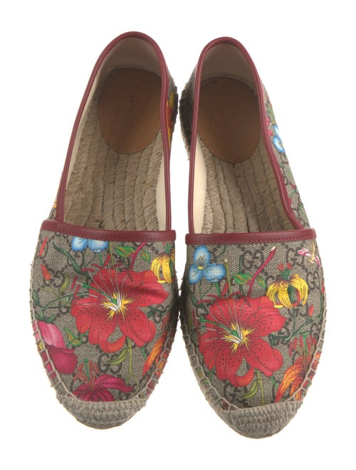 Gucci Flora Print Espadrilles