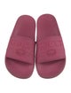 Gucci Interlocking G Logo Rubber Slides