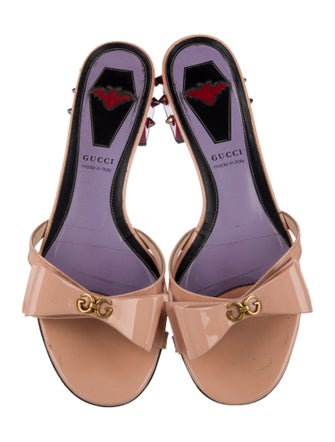 Gucci Sadie Patent Leather Slides