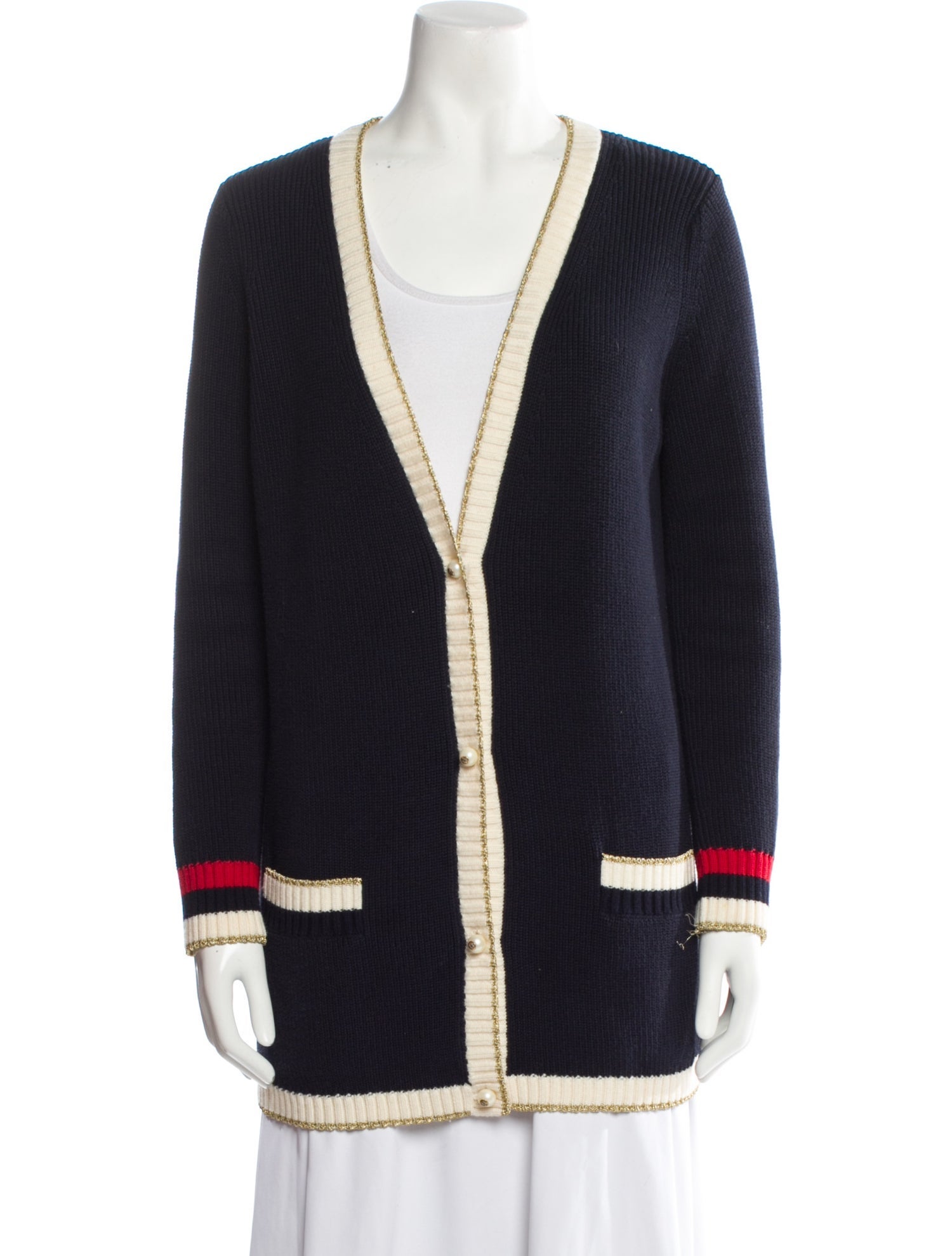 Gucci 'Loved' V-Neck Sweater