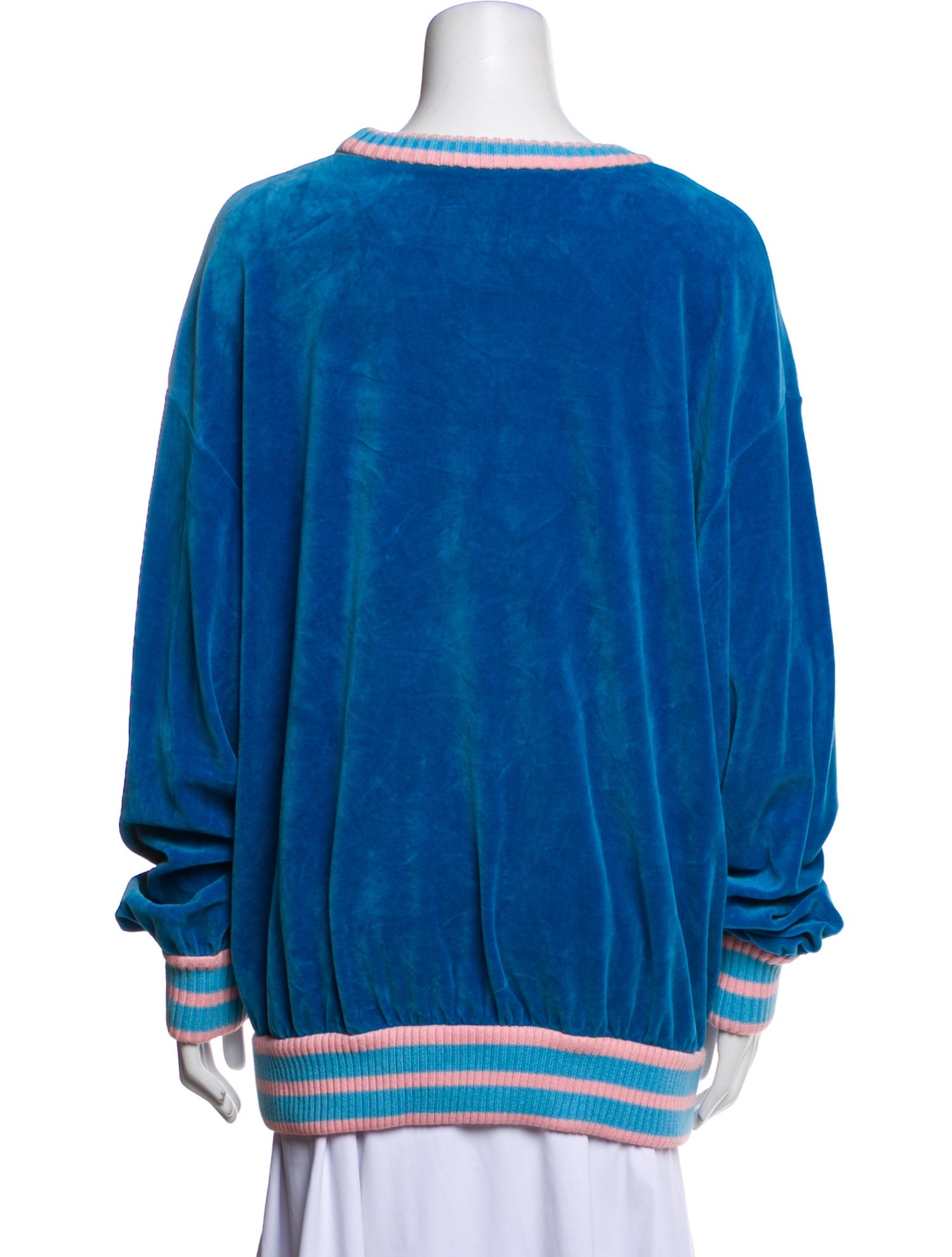 Gucci Graphic Print Scoop Neck Sweatshirt