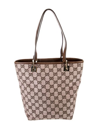 Gucci Canvas Top Handle Bag