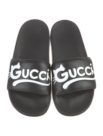 Gucci Leather Slides