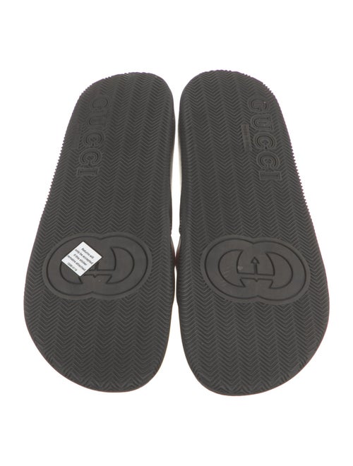 Gucci Web Accent Rubber Slides