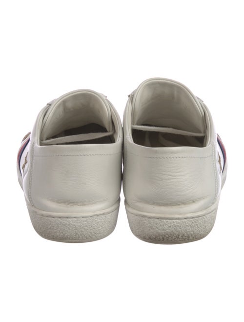 Gucci Web Accent Leather Sneakers