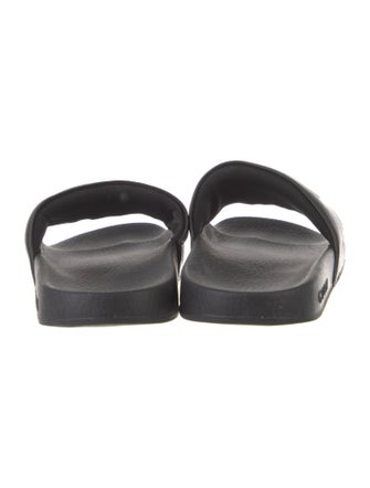 Gucci Interlocking G Logo Leather Slides