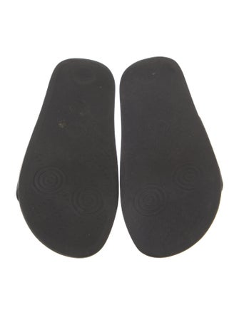 Gucci Interlocking G Logo Leather Slides