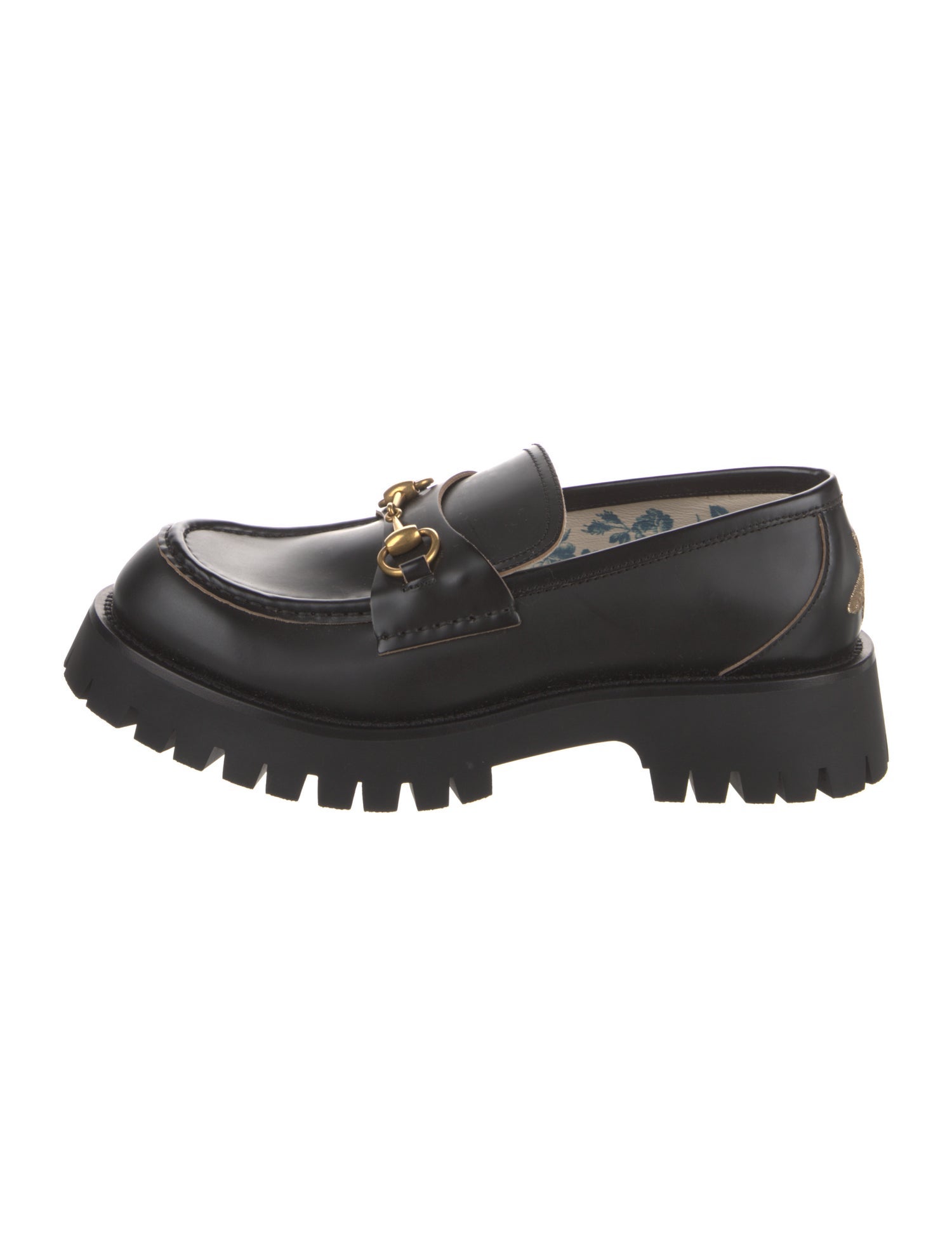 Gucci Horsebit Accent Leather Loafers