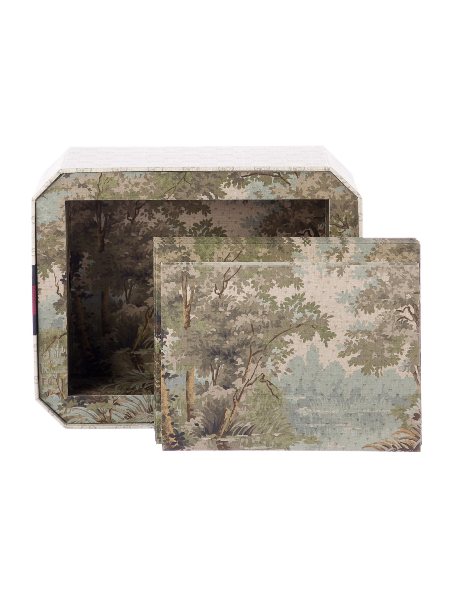 Gucci 40-Piece Web & Horsebit Print Letter Set