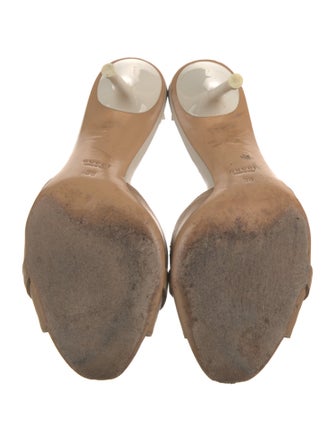 Gucci Horsebit Accent Leather Slides