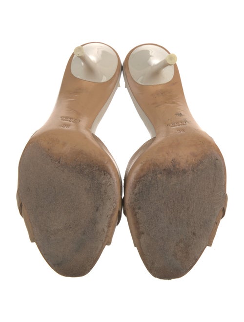 Gucci Horsebit Accent Leather Slides